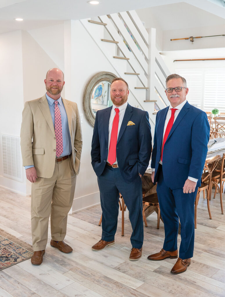 The Bank of Charlotte County PICTURED LEFT TO RIGHT: G. Scott Carter, Scott Martin, Scott Woody