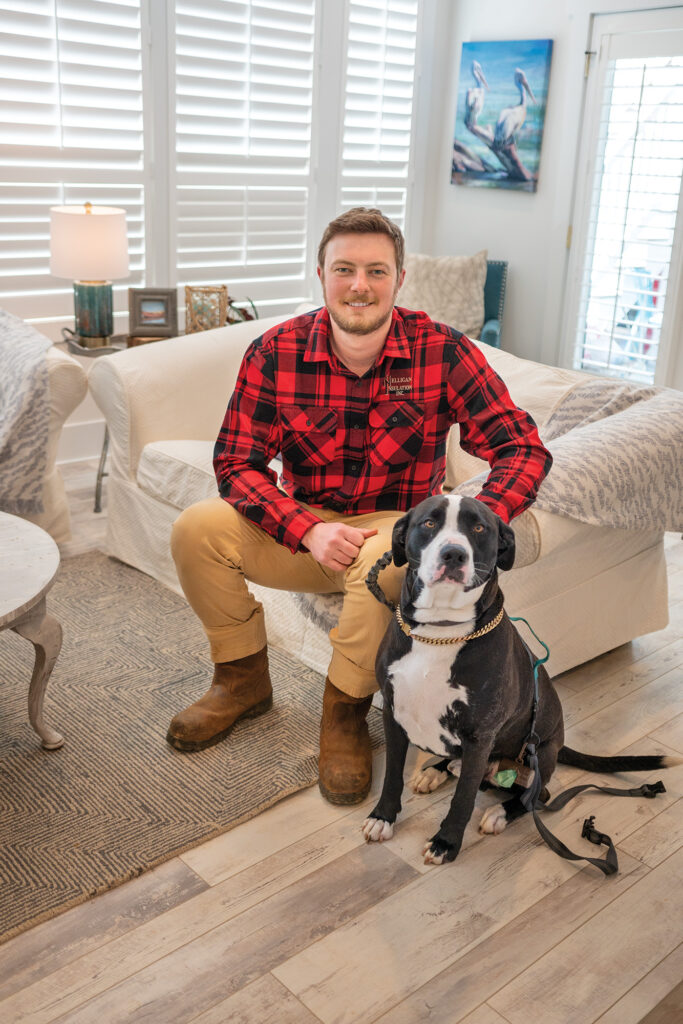 Nelligan Insulation, Inc. PICTURED: Carter Nelligan & ASH